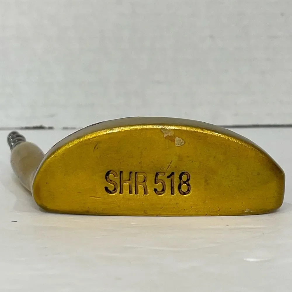 Golf Putter Corkscrew Brass Varnished  Wood Barware Mancave Rustic Unique Bar